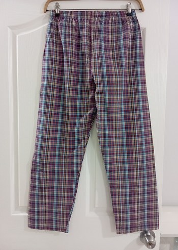 Rahat Kesim Çok Renkli Kadın Kumaş Pijama - Görsel 4