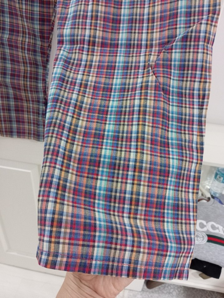 Rahat Kesim Çok Renkli Kadın Kumaş Pijama - Görsel 5