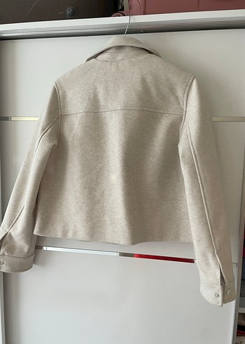 Bej Kısa Kadın Ceket - Görsel 3