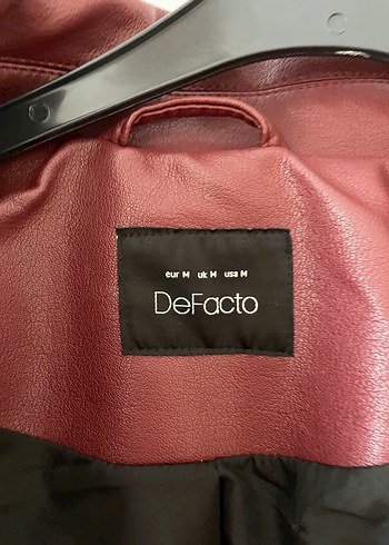 Bordo Deri Ceket - Görsel 2