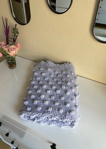 Bebek battaniyesi örme - Görsel 3