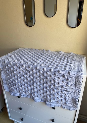 Bebek battaniyesi örme - Görsel 2