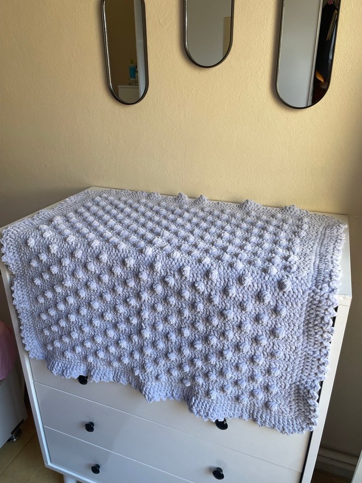 Bebek battaniyesi örme - Görsel 2