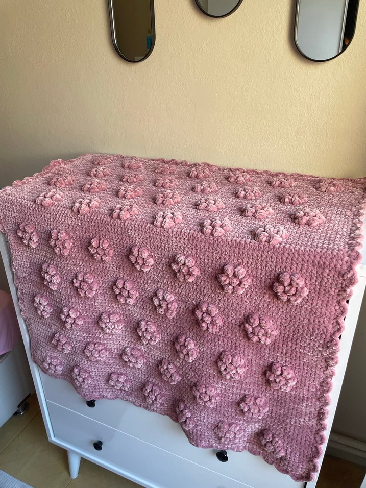 Örme bebek battaniyesi - Görsel 2