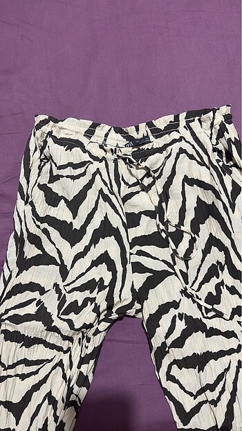 Zara Zara zebra desen pantolon