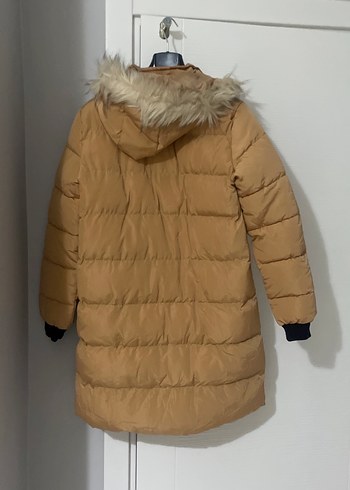 Bej Kadın Suni Kürk Detaylı Mont - Görsel 5