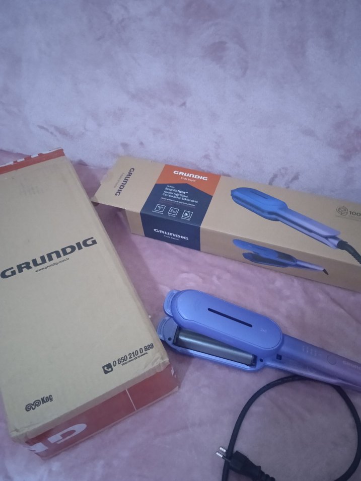 Grundig Mavi Saç Düzleştirici - Görsel 5