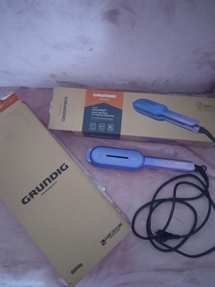 Grundig Mavi Saç Düzleştirici - Görsel 2