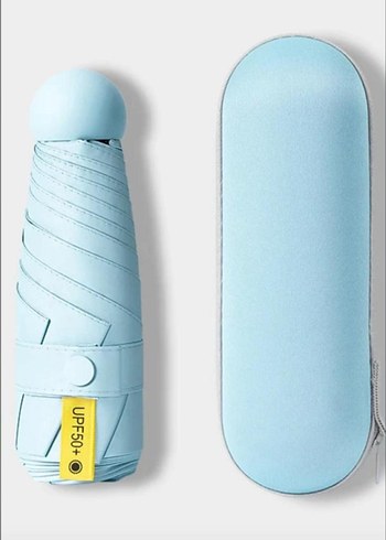 Pembe Kadın Katlanabilir Şemsiye ve Kılıfı - Görsel 7