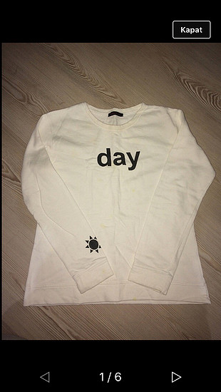 day yazılı sweat