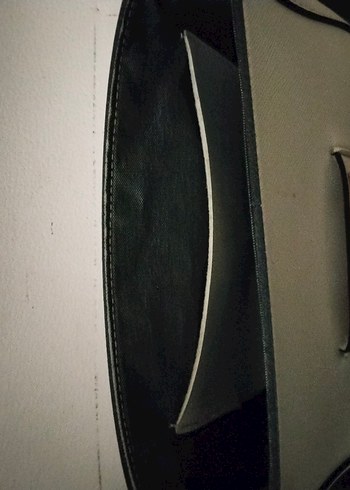 Beyaz Deri Kadın Çanta Tokalı - Görsel 2