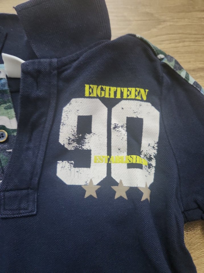 Erkek Çocuk Lacivert Düğmeli Sweatshirt - Görsel 3