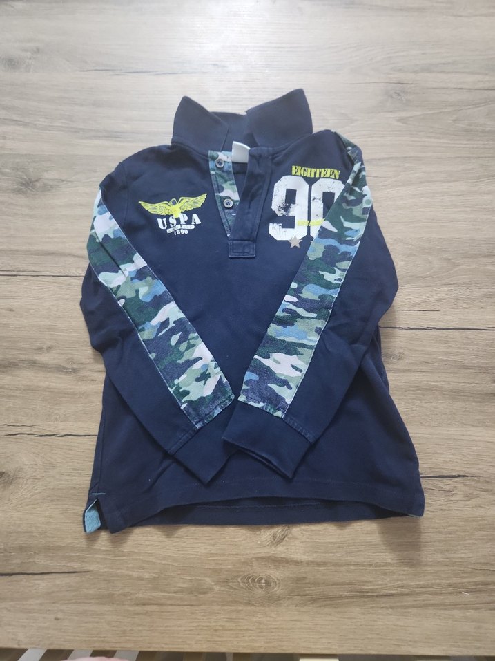 Erkek Çocuk Lacivert Düğmeli Sweatshirt - Görsel 5