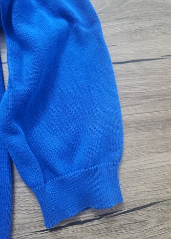 Örme Mavi Erkek Çocuk Sweatshirt - Görsel 2