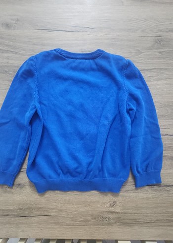 Örme Mavi Erkek Çocuk Sweatshirt - Görsel 7