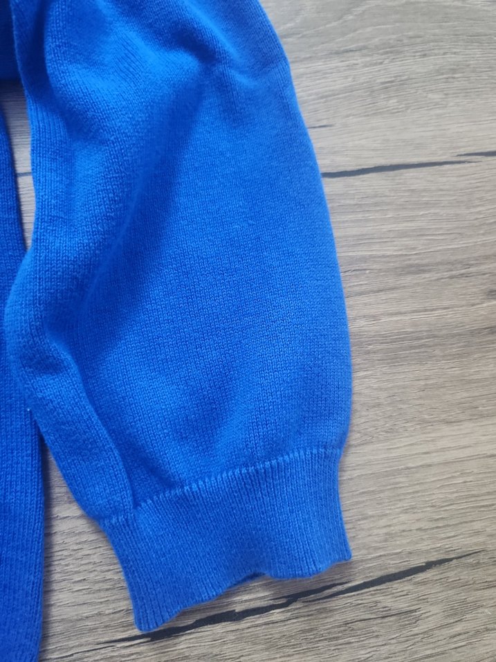 Örme Mavi Erkek Çocuk Sweatshirt - Görsel 2