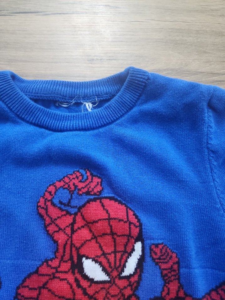 Örme Mavi Erkek Çocuk Sweatshirt - Görsel 3