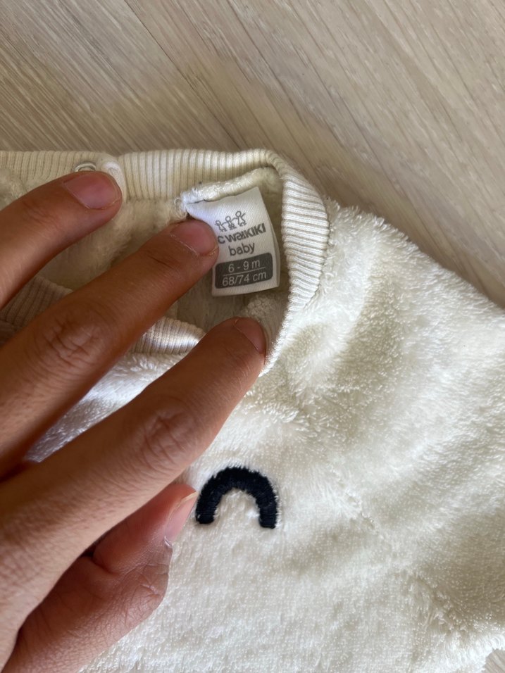 Bebek üst peluş Uzun Kollu Takım - Görsel 3