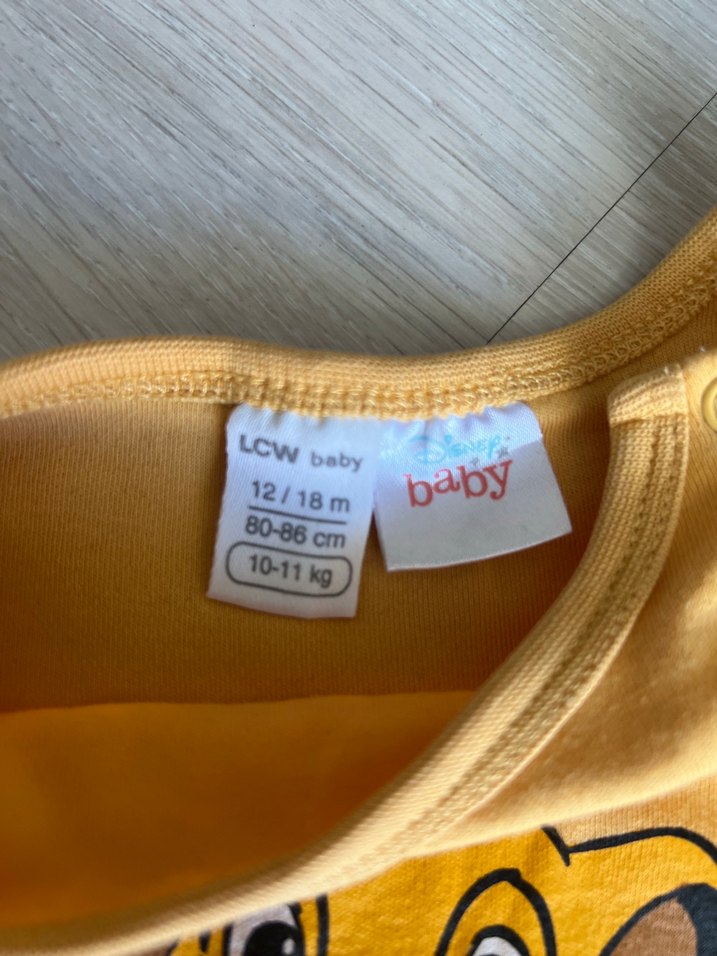 Uzun Kollu Sarı Lion King Bebek Tulum - Görsel 3