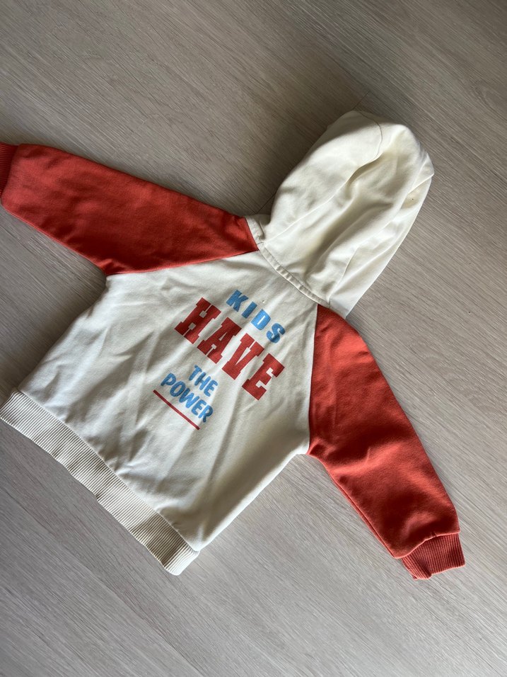 Kapüşonlu Fermuarlı Erkek Çocuk Sweatshirt - Görsel 2