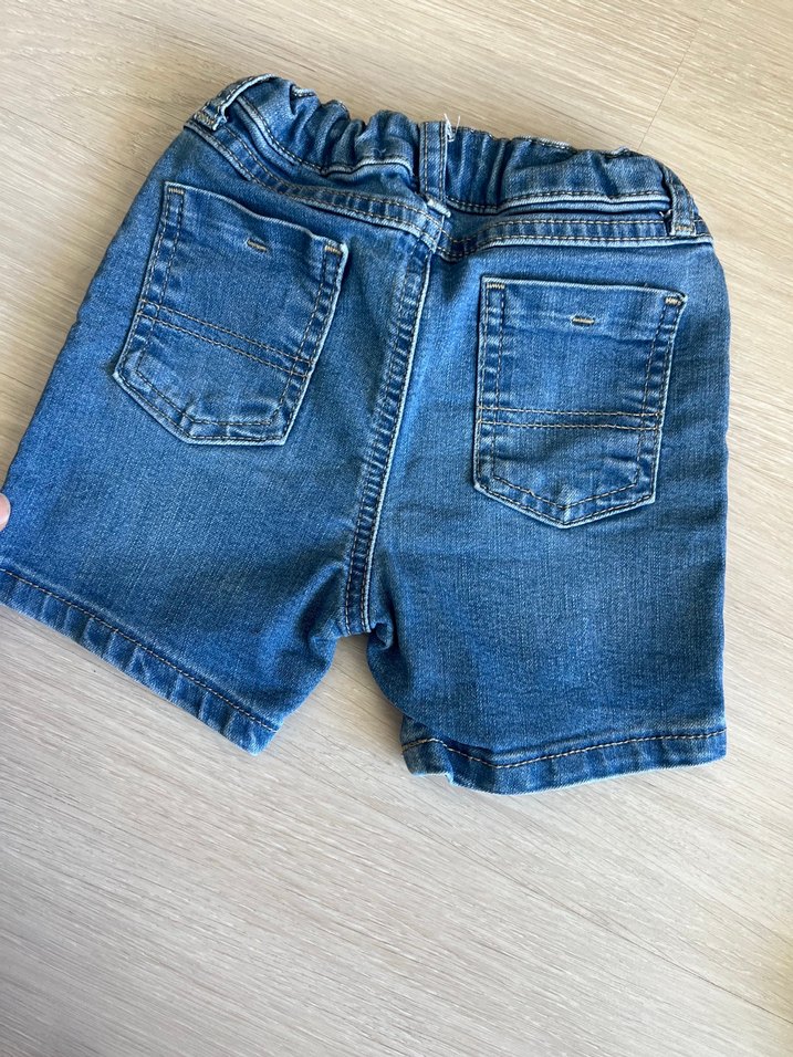 Erkek Çocuk Mavi Denim Şort - Görsel 2