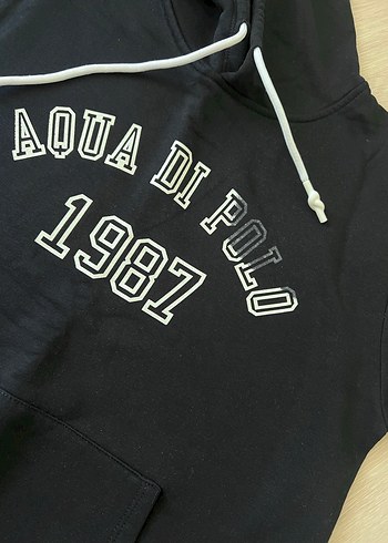 Lacivert Kapüşonlu Baskılı Sweatshirt - Görsel 2