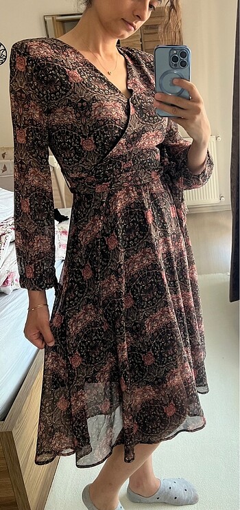 Şifon elbise - Görsel 3