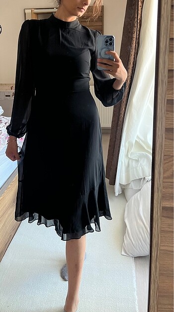 Şifon elbise - Görsel 3