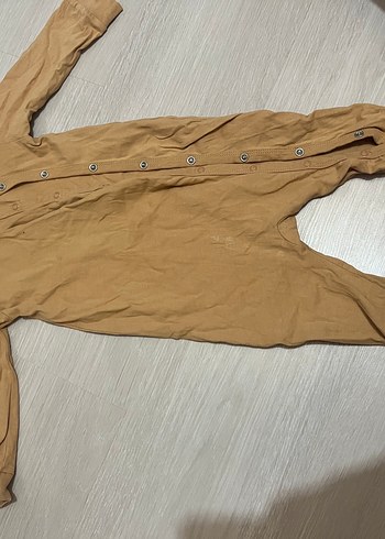 Erkek Bebek Fermuarlı Uzun Kollu Tulum - Görsel 4