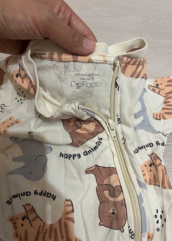 Erkek Bebek Fermuarlı Uzun Kollu Tulum - Görsel 3