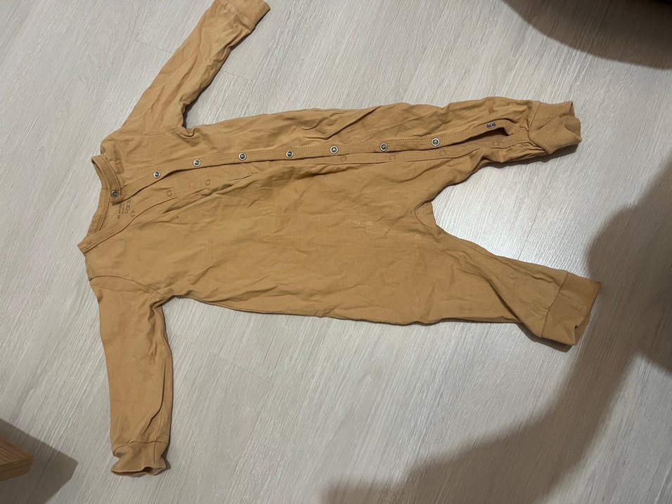 Erkek Bebek Fermuarlı Uzun Kollu Tulum - Görsel 4