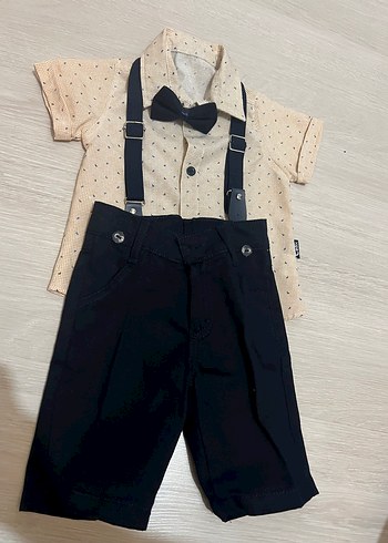 Yavruağzı Kısa Kollu Bebek Takımı - Görsel 2