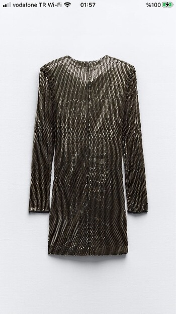 Zara Zara payet işlemeli elbise