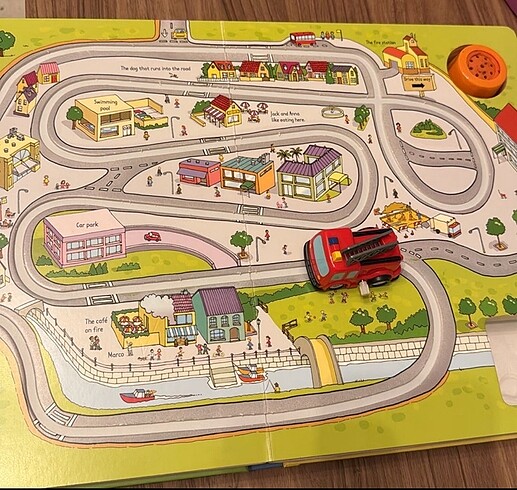 Diğer Usborne wind-up noisy fire engine