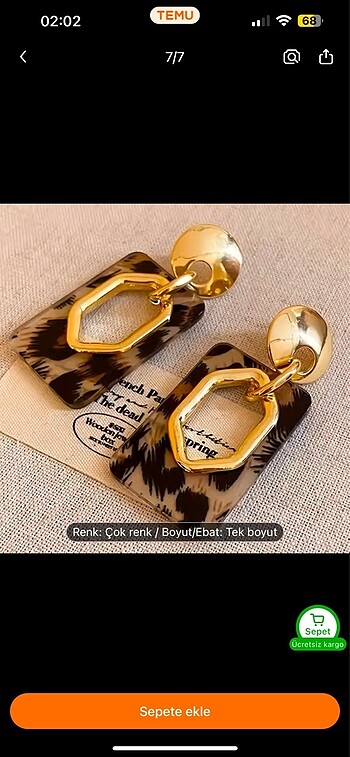 Accessorize Püsküllü küpe