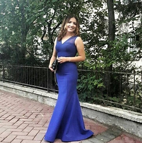 Diğer Mavi Abiye elbise