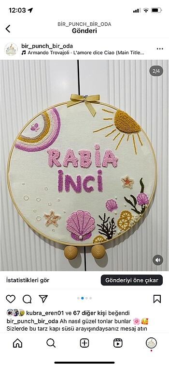 Punch kasnak kapı süsü