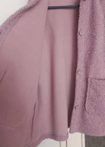s Beden Tchibo women essentials lila 36 beden peluş hırka.