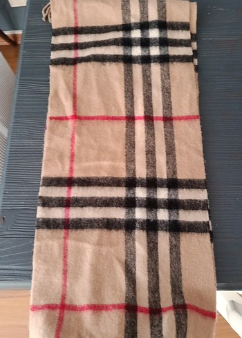  Beden camel Renk Burberry Kadın Örgü Yün Şal