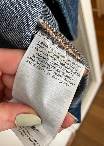 Kadın Mavi Denim Askılı Mini Salopet - Görsel 5