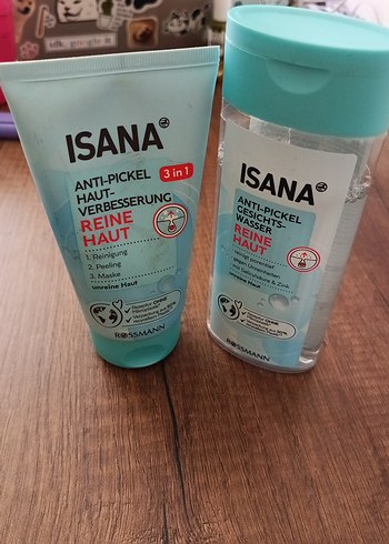 ISANA 3'ü 1 Arada Yüz Temizleyici ve Yıkama Jeli