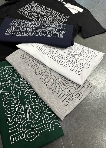 Lacoste Siyah Baskılı Erkek Tişört - Görsel 3