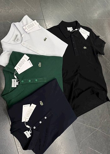 Lacoste Yeşil Kısa Kollu Polo Tişört - Görsel 2