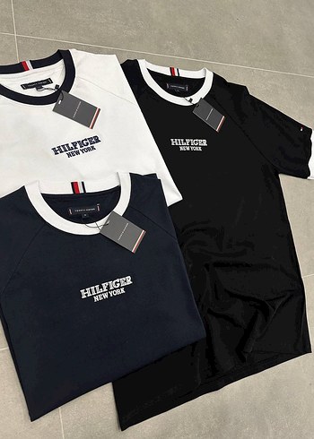 Tommy Hilfiger Lacivert Baskılı Tişört - Görsel 2