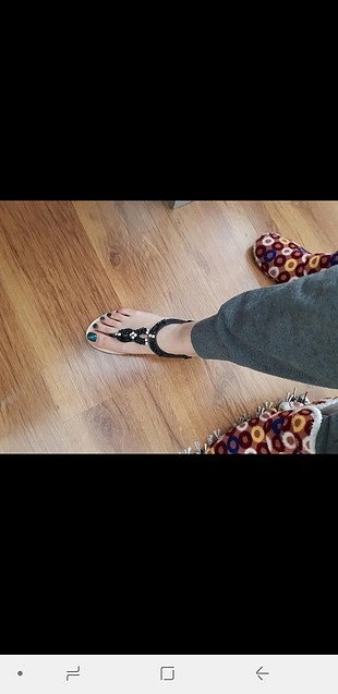 39 Beden siyah Renk ışıltılı sandalet