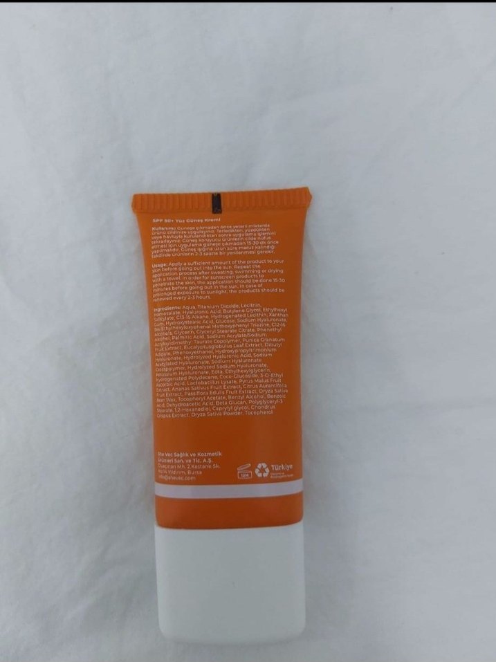 S'he Vec Güneş Koruyucu Krem 50 ml - Görsel 3