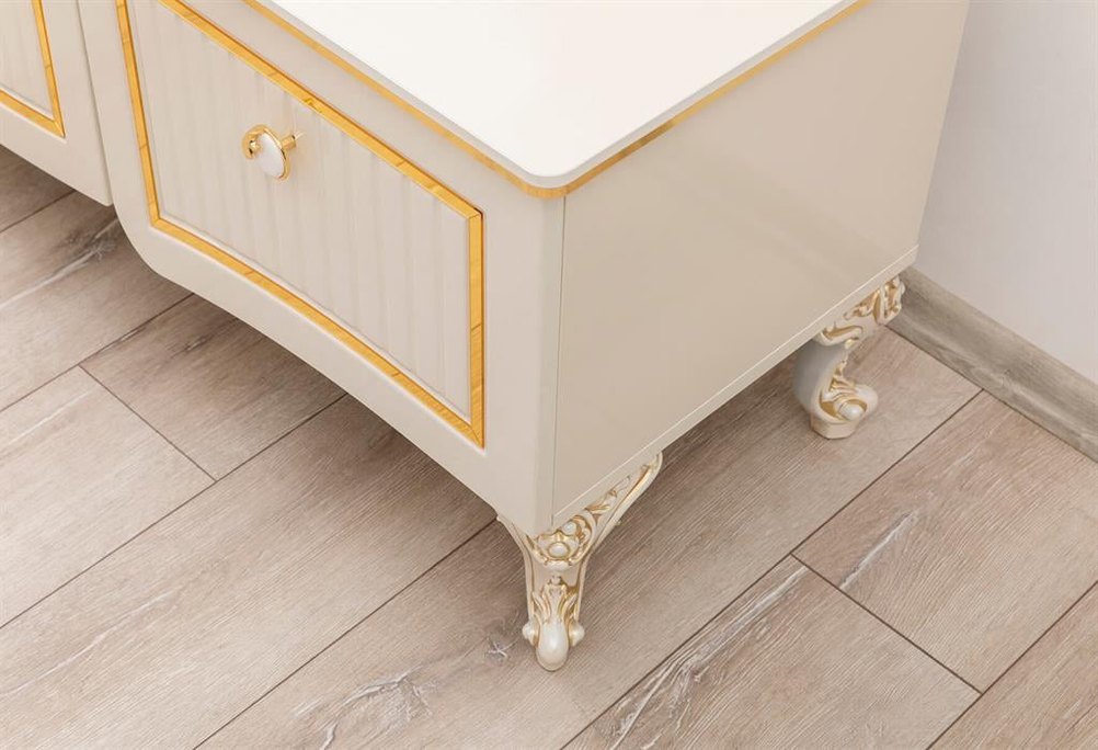 Gold ve bej avangarde TV Ünitesi - Görsel 5