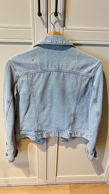 xs Beden mavi Renk Mavi jeans kot ceket