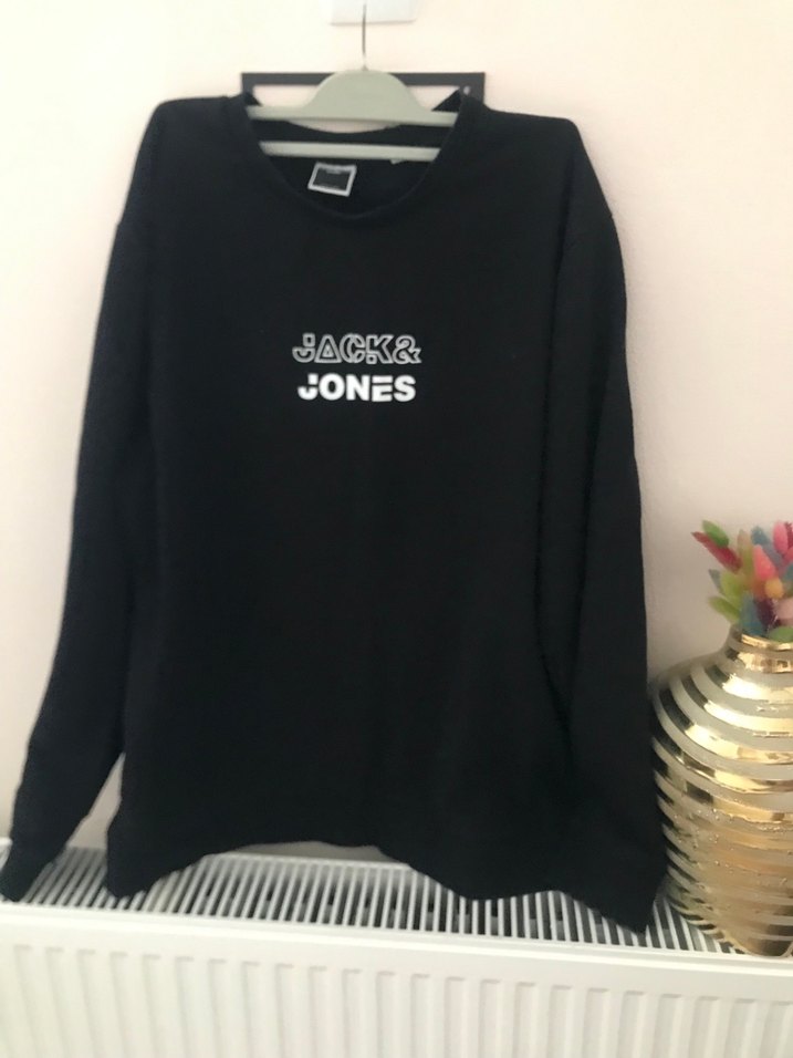 Jack & Jones Siyah Baskılı Sweatshirt - Görsel 4