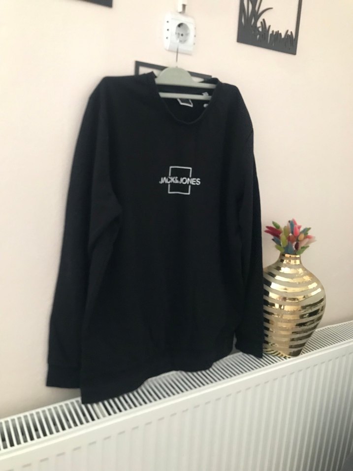 Jack & Jones Siyah Oversize Sweatshirt - Görsel 3